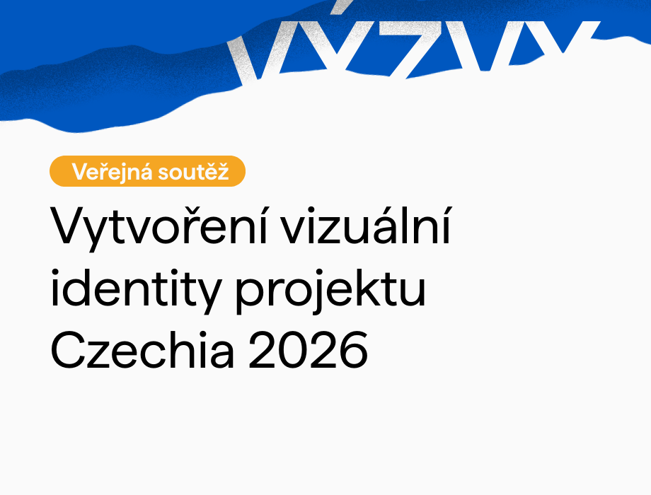 Vytvoření vizuální identity pro projekt České hostování na Frankfurtském knižním veletrhu v roce 2026