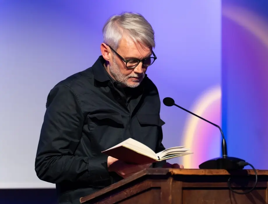 Čtení Petra Borkovce v Haus für Poesie