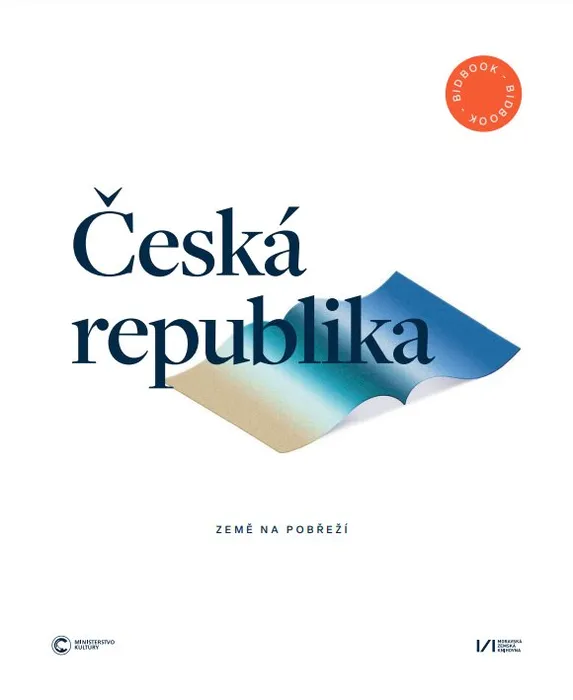 Obálky soutěžní knihy Bid Book - nadpis Česká republika a logo, vše na bílém pozadí