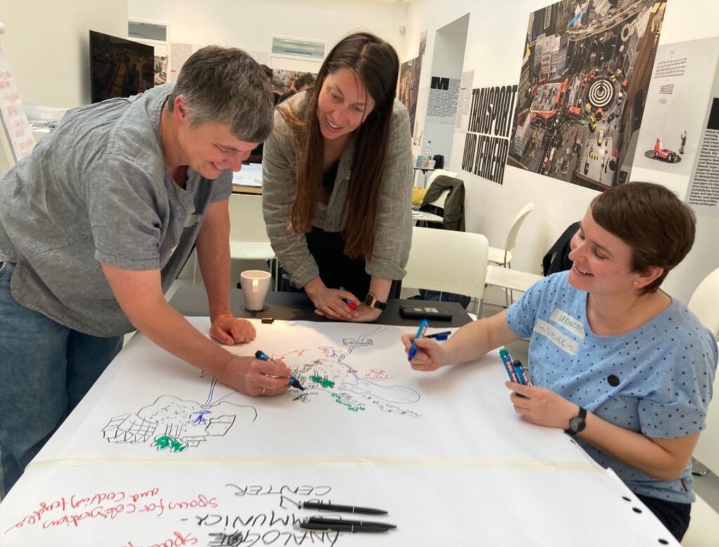 Workshop k výstavě Město pro každého ve Frankfurtu nad Mohanem