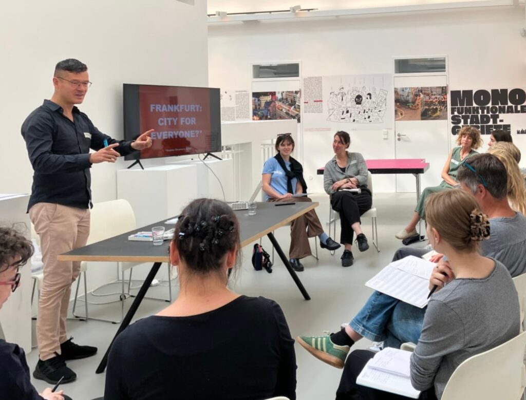 Workshop k výstavě Město pro každého ve Frankfurtu nad Mohanem