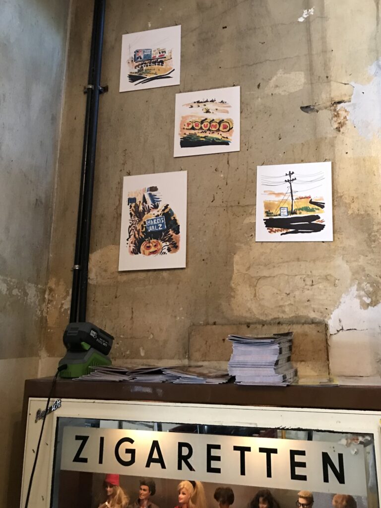 Výstava Jindřicha Janíčka v mnichovském Café Kosmos