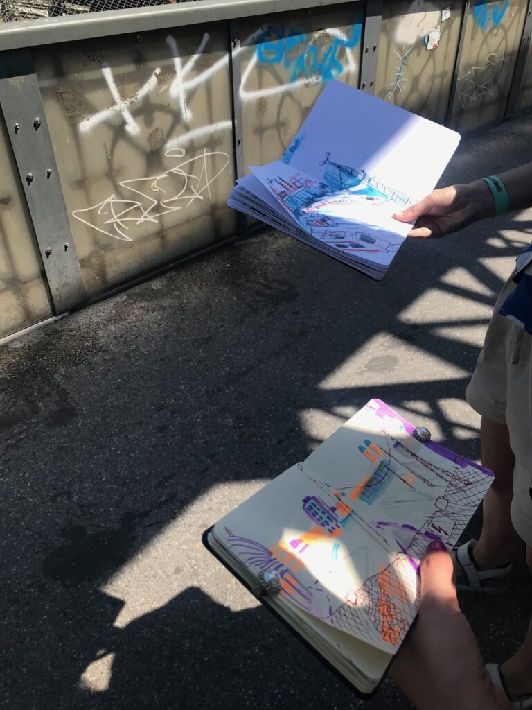 Skicování v ulicích Mnichova s ilustrátorem Jindřichem Janíčkem