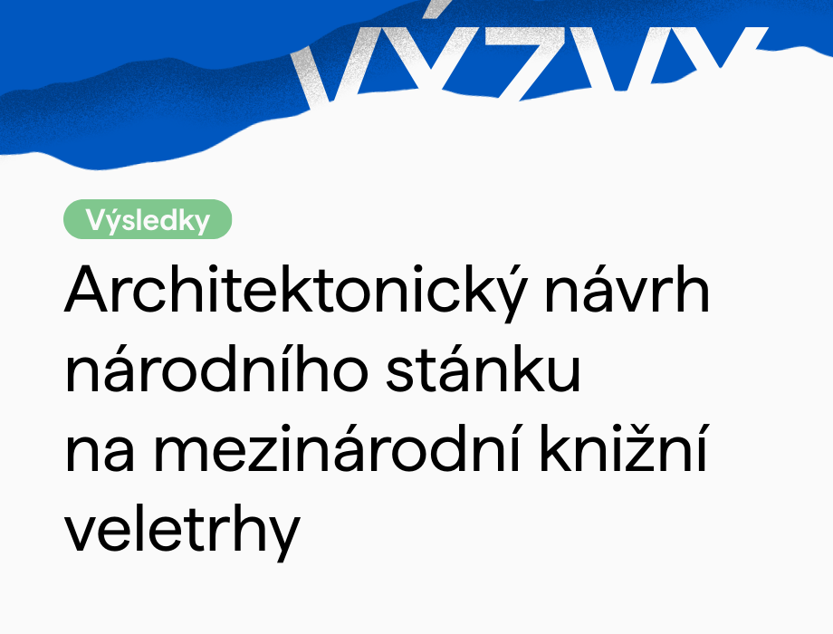 Výsledek veřejné soutěže projektu Czechia 2026: Architektonické řešení národního stánku na mezinárodních knižních veletrzích