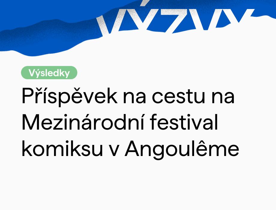 Výsledky otevřené výzvy pro nakladatelství: příspěvek na výjezd na Mezinárodní festival komiksu v Angoulême 2025