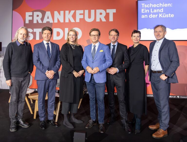 Frankfurtsk&yacute; knižn&iacute; veletrh 2025, tiskov&aacute; konference Czechia 2026, foto: Pavel Němec